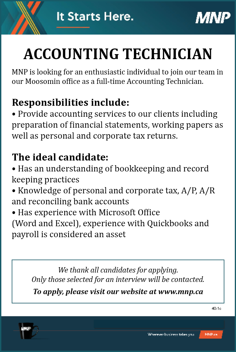 MNP - Accounting Technician 